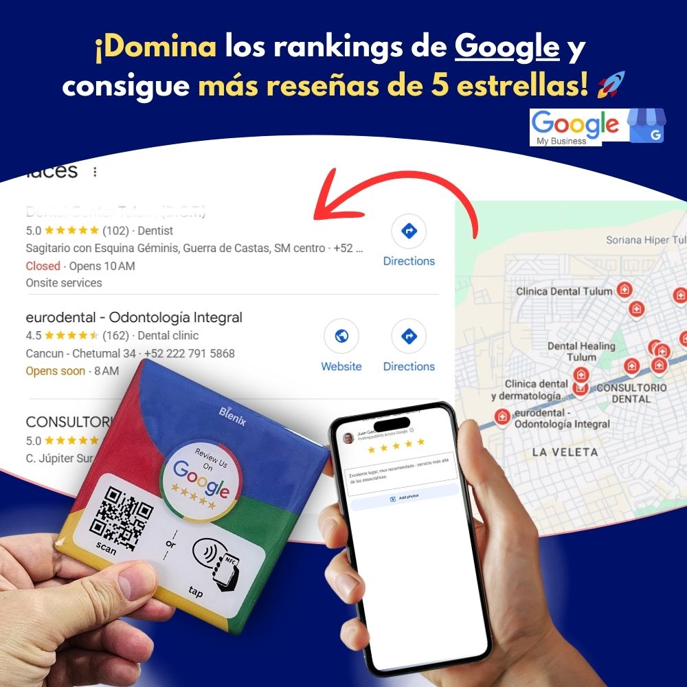 Placa de Reseñas de Google