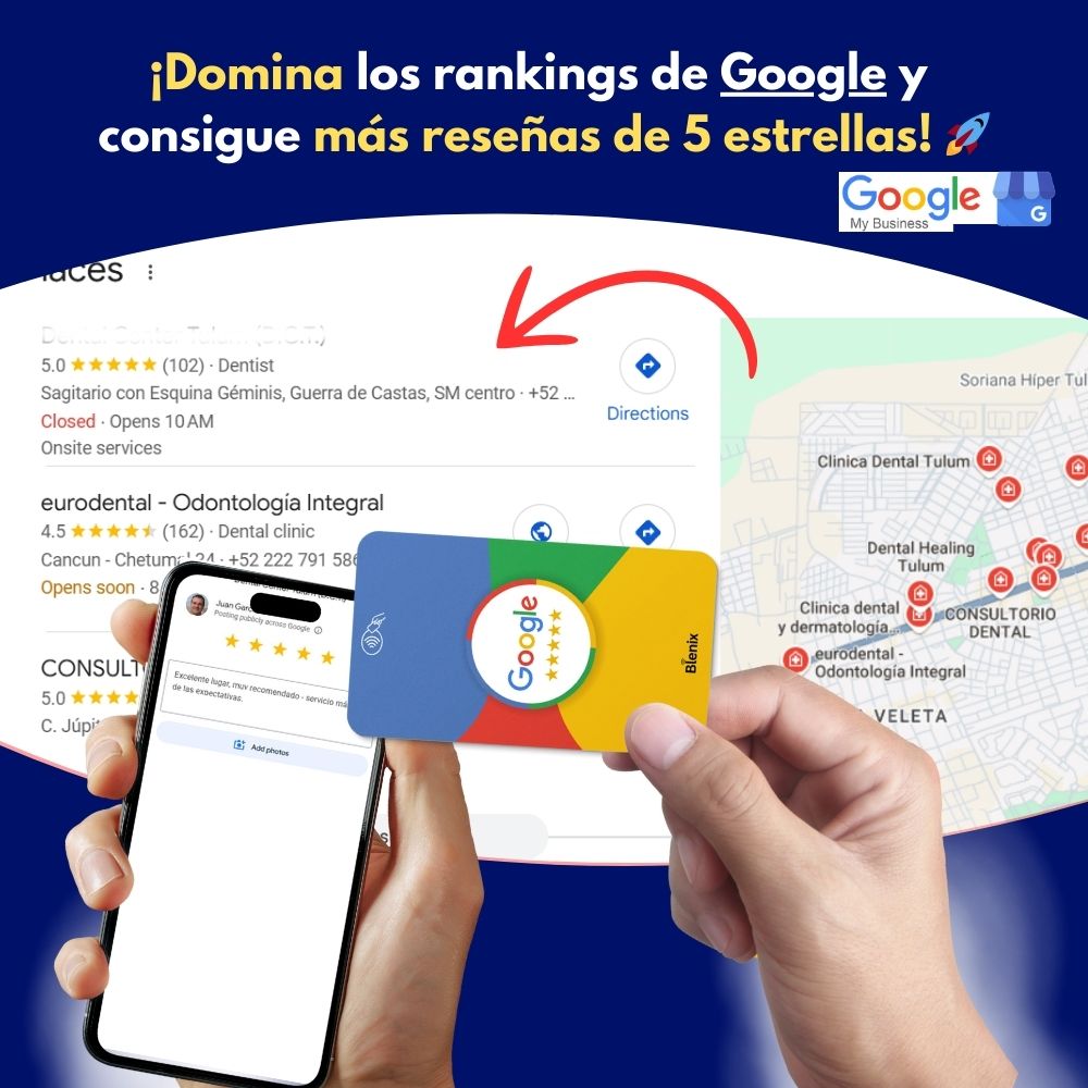 Tarjeta de Reseñas de Google