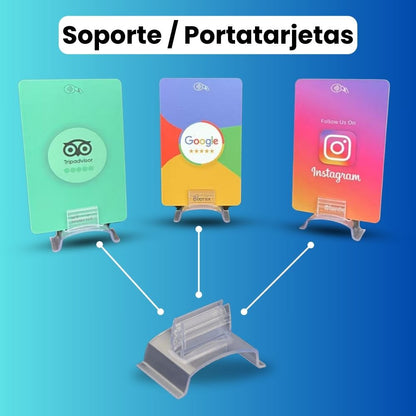 Soporte / Portatarjetas o placa