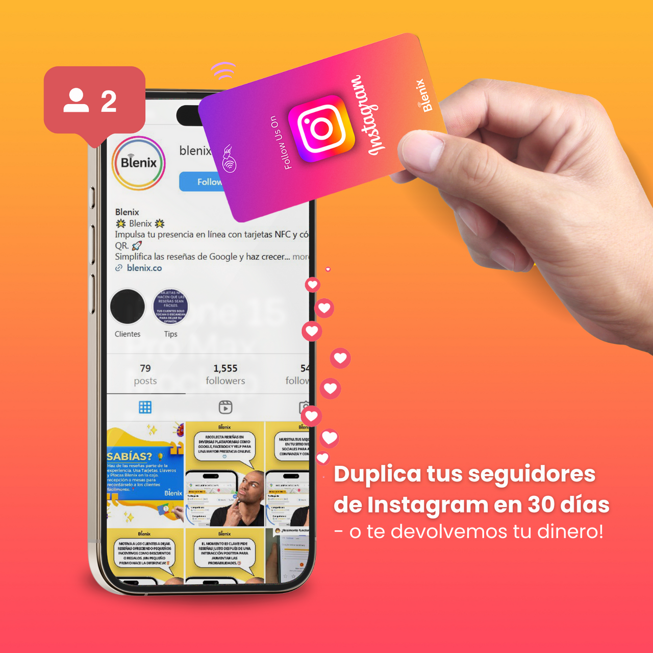 Tarjeta de Seguidores de Instagram