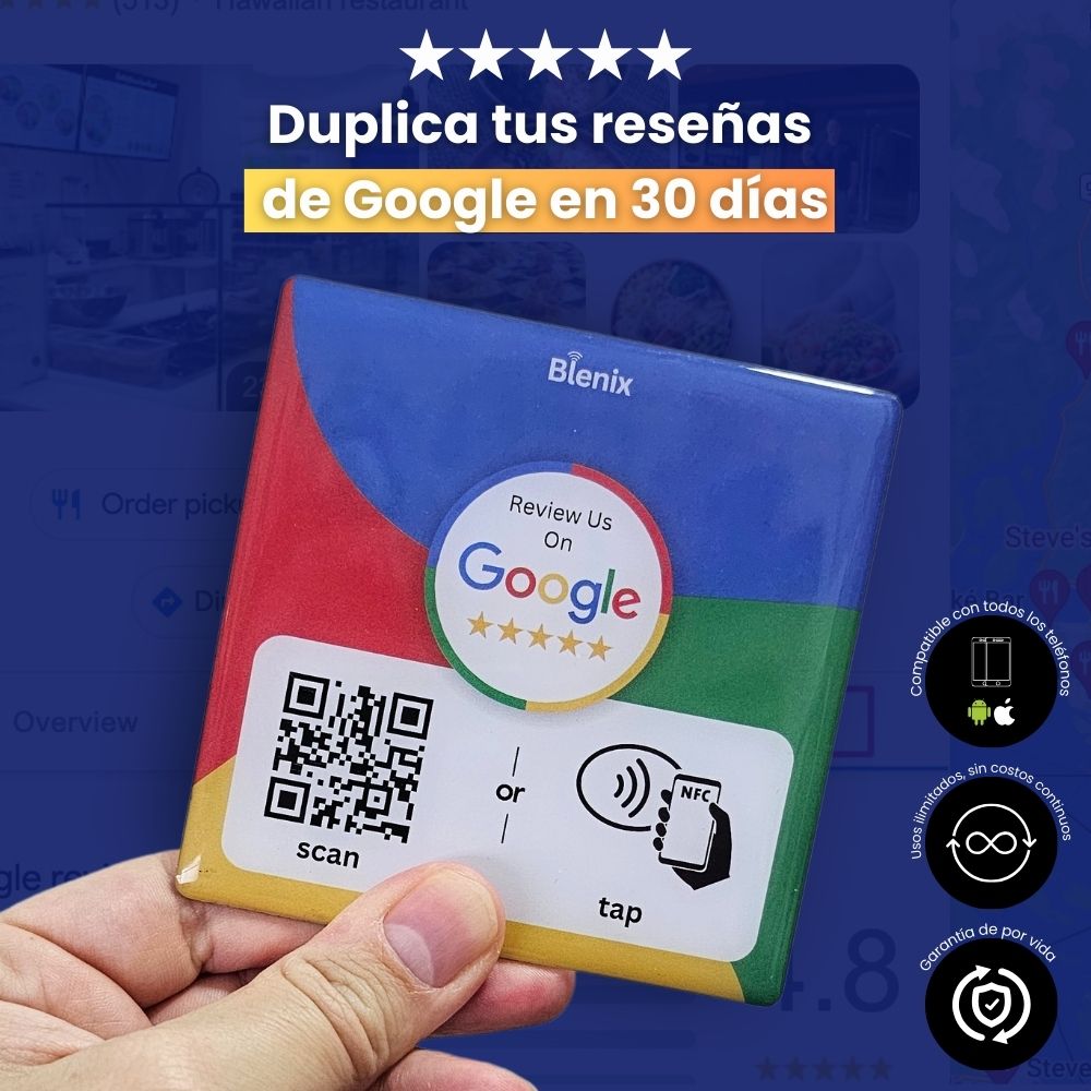Placa de Reseñas de Google