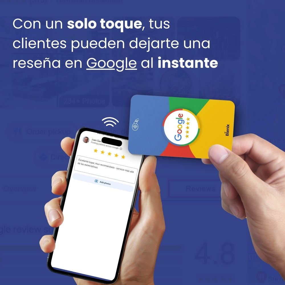 Tarjeta de Reseñas de Google